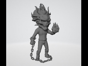 Ghost Rider 3D 프린트 모델