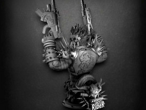 Ghost Rider Bust 3Dプリントモデル