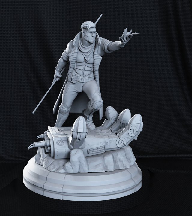 Gambit Modèles 3D en vedette .c4d .max .obj .3ds .fbx .stl .blend 