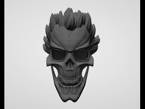 Ghost Rider Helmet Modèles 3D en vedette