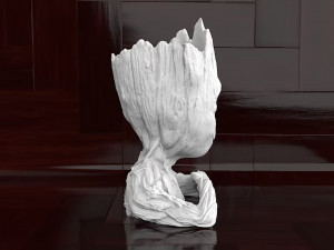 Baby Groot Heart Modello di stampa 3D