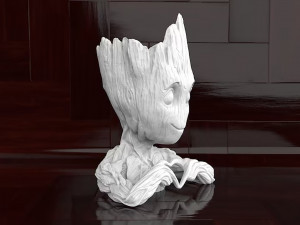 Baby Groot Heart Modello di stampa 3D