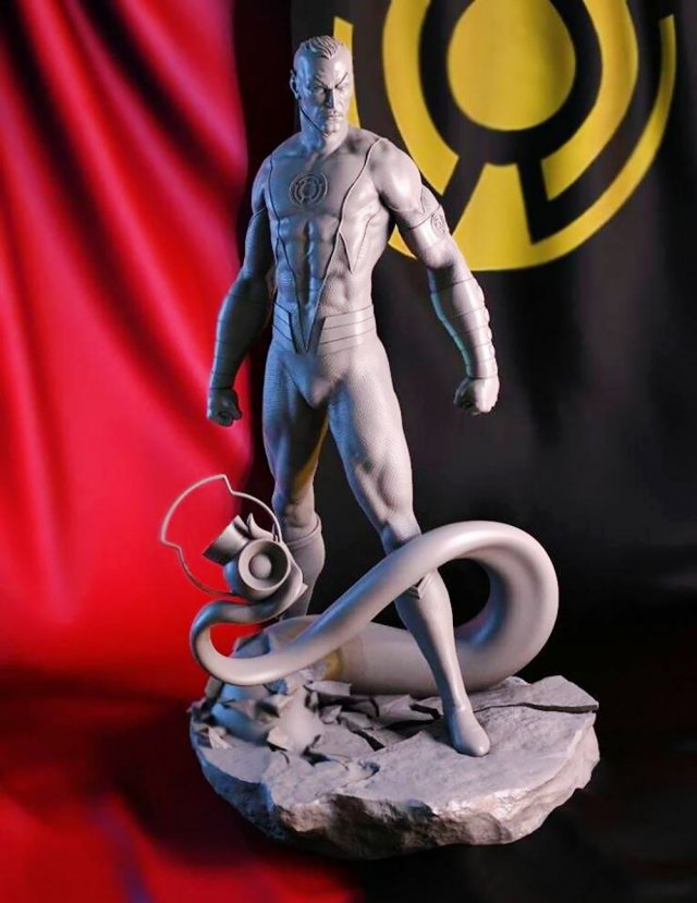 Sinestro 3D Принт Модель .c4d .max .obj .3ds .fbx .stl .blend 