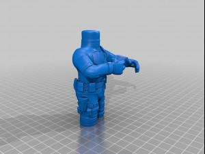 Deadpool vs Groot 3D Print Model