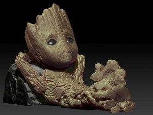 Teen Groot 3Dプリントモデル