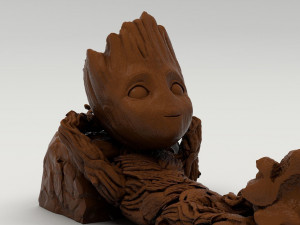 Teen Groot 3D Принт Модель