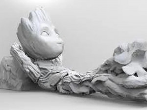 Teen Groot 3D Принт Модель