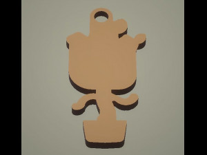 Groot Keychain 3D Print Model