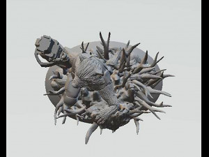 Rocket and Groot 3Dプリントモデル