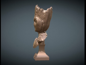 Teen Groot Bust 3D 프린트 모델