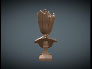 Teen Groot Bust 3D 프린트 모델