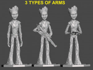 Teenage Groot 3D Принт Модель