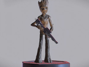 Teenage Groot Modèles 3D en vedette