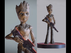 Teenage Groot Modèles 3D en vedette