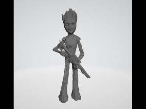Teenage Groot Modèles 3D en vedette