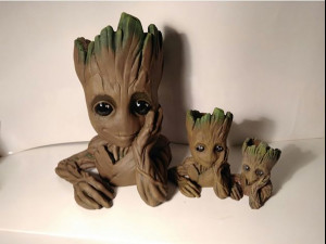 Baby Groot Plant Pot 3D Print Model