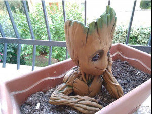 Baby Groot Plant Pot 3D प्रिंट मॉडल