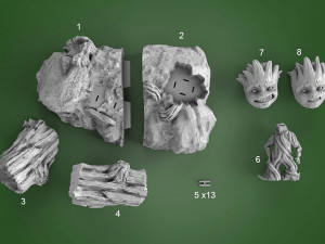 Baby Groot 3D 프린트 모델