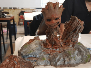 Baby Groot 3D 프린트 모델