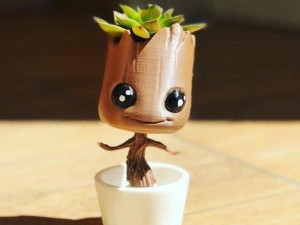 Groot Baby Cartoon Pot 3D प्रिंट मॉडल
