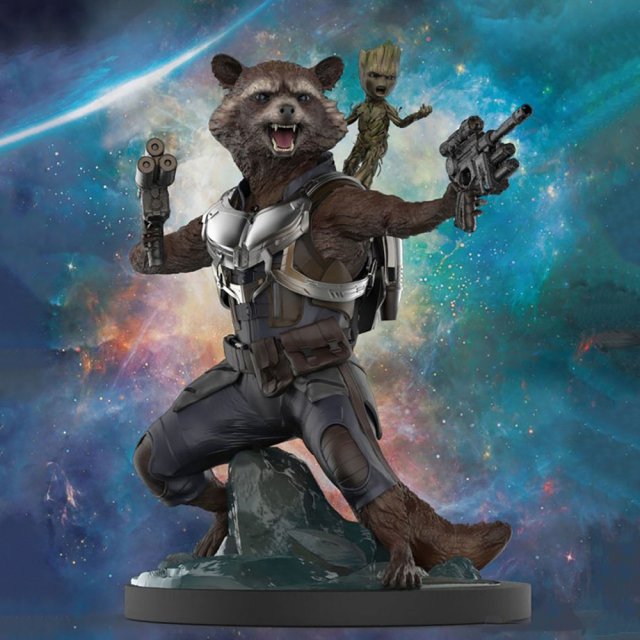 Rocket Raccoon and Groot 3D 프린트 모델 .c4d .max .obj .3ds .fbx .stl .blend 
