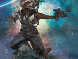 Rocket Raccoon and Groot 3D 프린트 모델