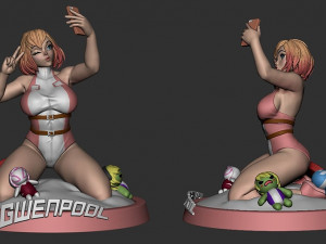 Gwenpool 3D 打印模型