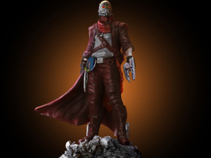 Star Lord Peter Quill 3Dプリントモデル