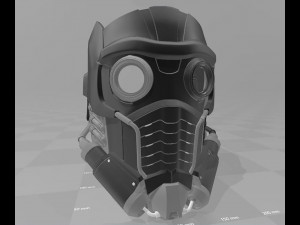 Star Lord Helmet 3Dプリントモデル