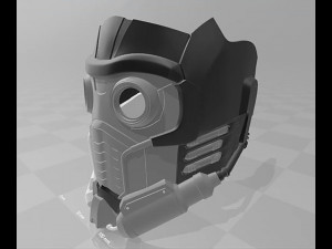 Star Lord Helmet 3Dプリントモデル