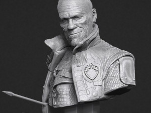 Yondu Udonta Bust Model Cetak 3D