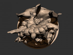 Angry Hulk Modelo de Impressão 3D