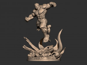 Angry Hulk Modelo de Impressão 3D