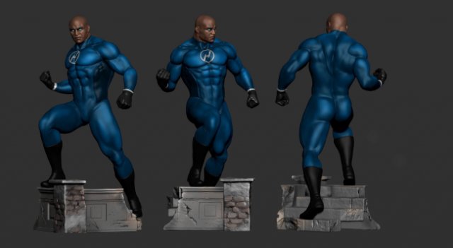 Heroico 3Dプリントモデル .c4d .max .obj .3ds .fbx .stl .blend 