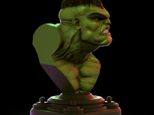 Hulk Bust 3D Print Model