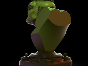 Hulk Bust 3D Print Model