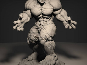 Hulk Marvel 3D 打印模型