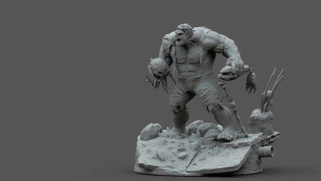 Hulk Age of Ultron Model do druku 3D .c4d .max .obj .3ds .fbx .stl .blend 