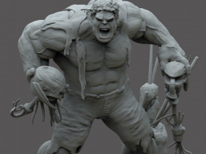 Hulk Age of Ultron Model do druku 3D