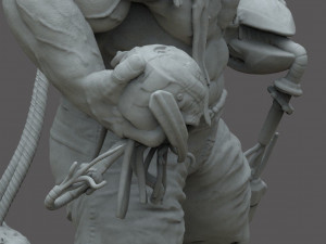 Hulk Age of Ultron Model do druku 3D