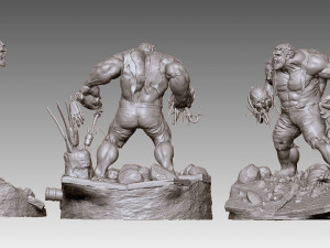 Hulk Age of Ultron Model do druku 3D