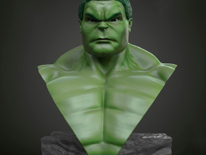 Hulk Bust 3D-printmodel