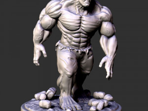 Hulk Statues 3Dプリントモデル