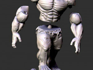 Hulk Statues 3D-Druckmodell