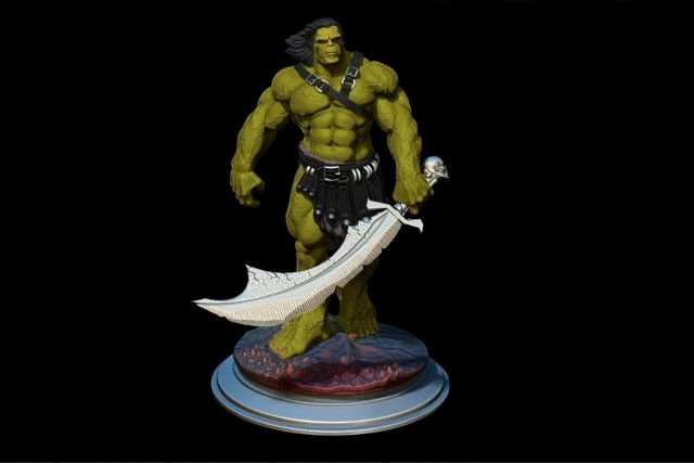 Hulk Skaar 3D Print Model .c4d .max .obj .3ds .fbx .stl .blend 