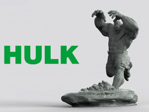 Hulk Angry 3D Print Model