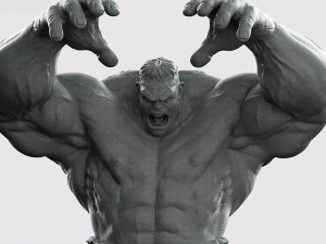 Hulk Angry Modello di stampa 3D