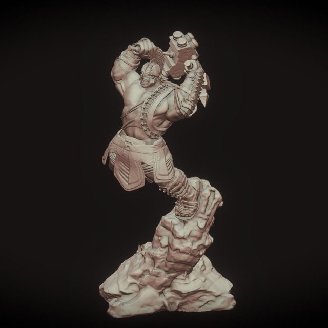 Hulk Ragnarok Modello di stampa 3D .c4d .max .obj .3ds .fbx .stl .blend 