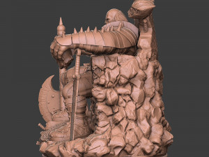 Hulk On Throne 3D Принт Модель