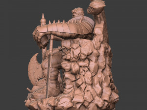Hulk On Throne 3D Принт Модель